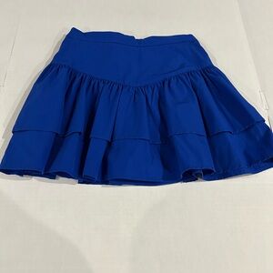 TCEC women’s ruffle skort size small royal blue color